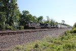 NS 7637 takes train 25G west through Cove PA